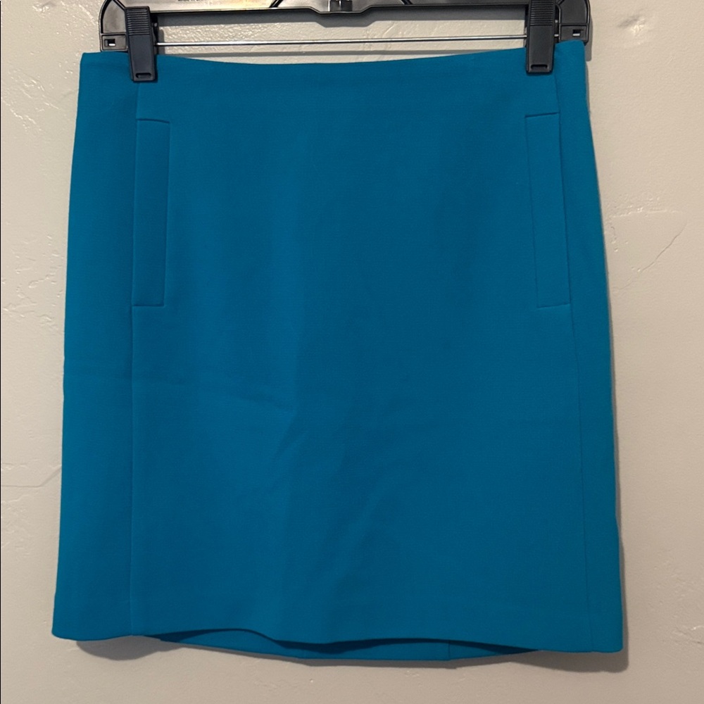 Banana Republic Teal Pencil Skirt 4